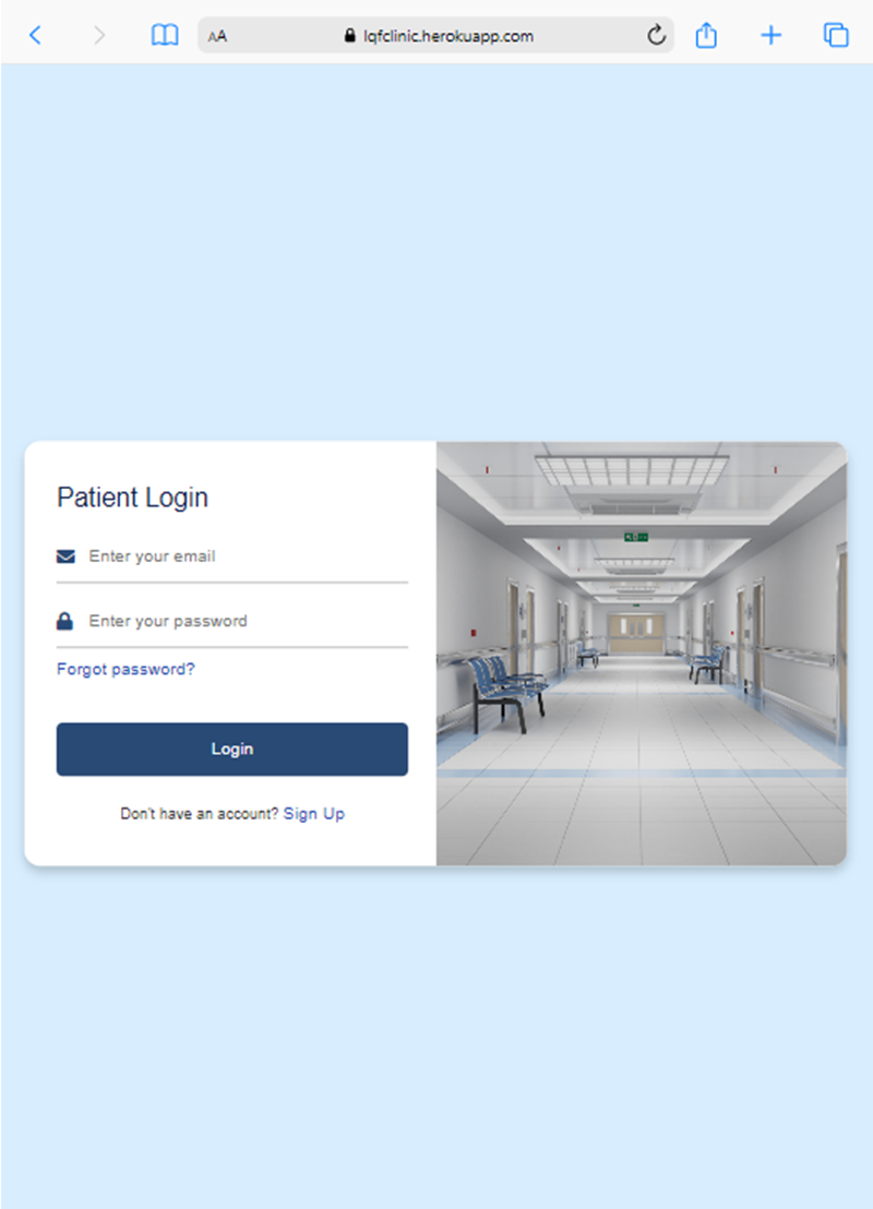 Lagman Clinic Desktop UI 1