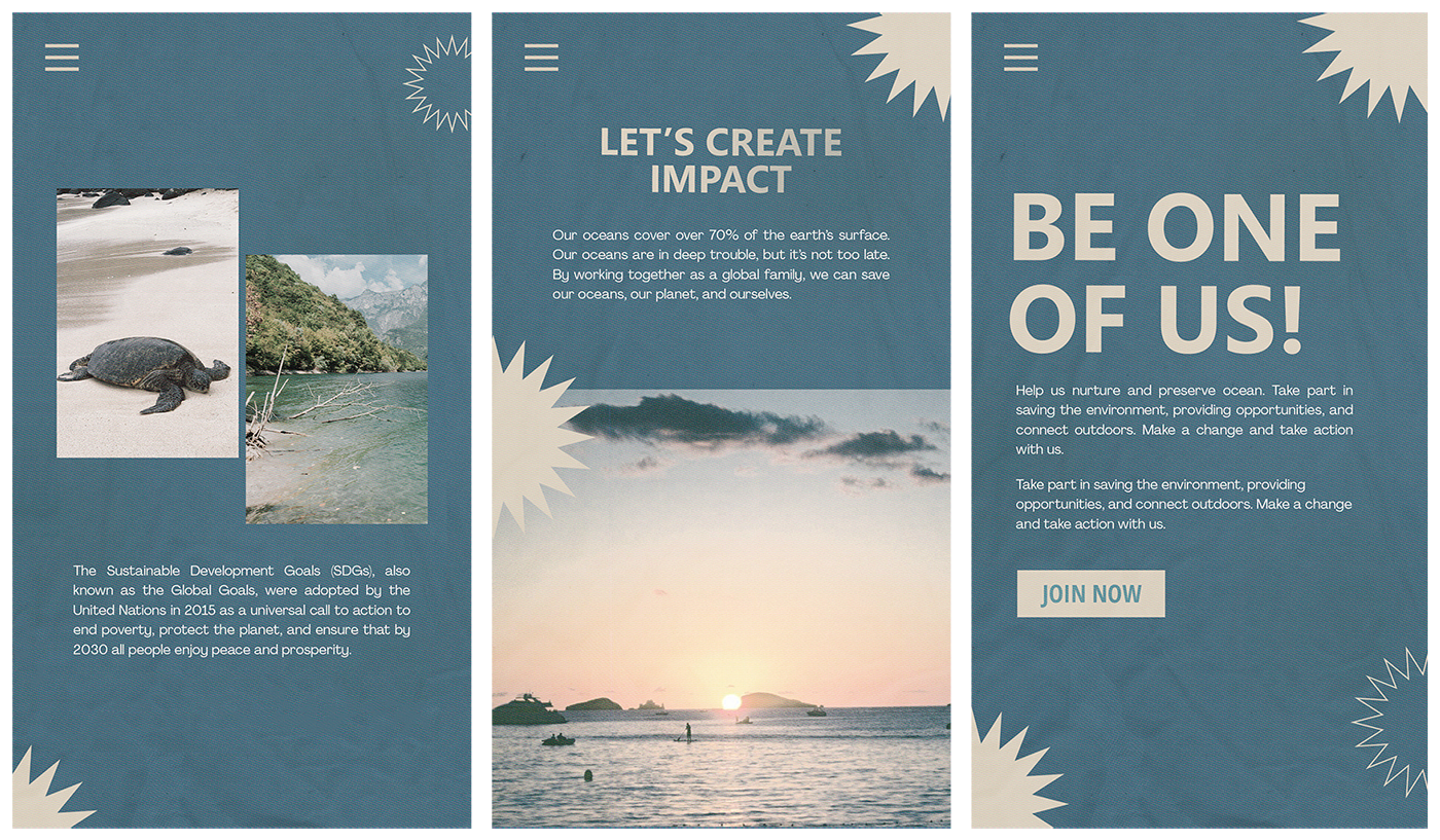 The Ocean Project Mobile View